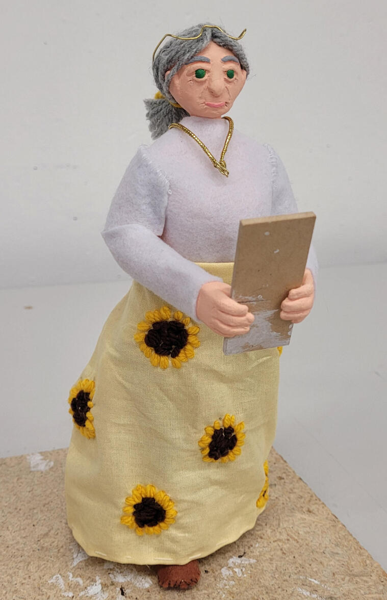 Granny Character Maquette Design - Maquette design for animation concept